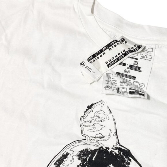 New maison blanche Printed T, White, 3 - Picture 7 of 8